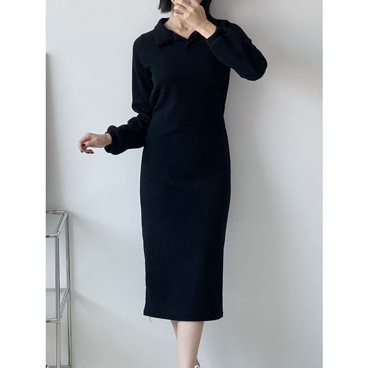 【Kenneth lady】リボンタイ Hライン ワンピース ◇Kenneth Lady リボンタイAラインワンピース (Kenneth lady