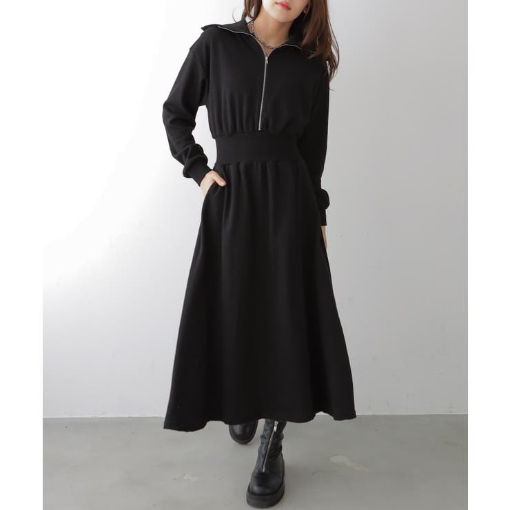 ハーフジップ スウェットワンピース | VIVID LADY | 詳細画像26 