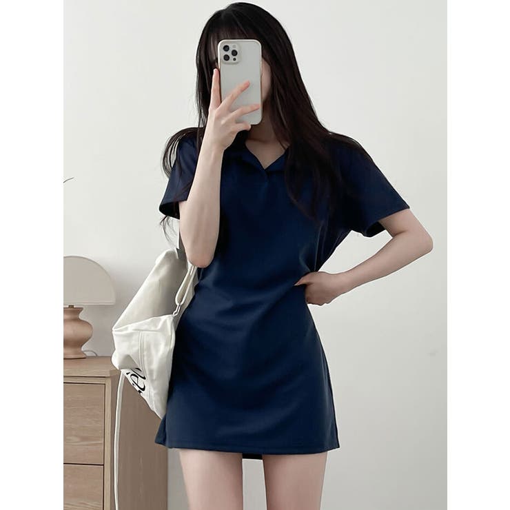 Amazon.co.jp: [SYitong] 胸元 セクシー ミニ ワンピース 胸