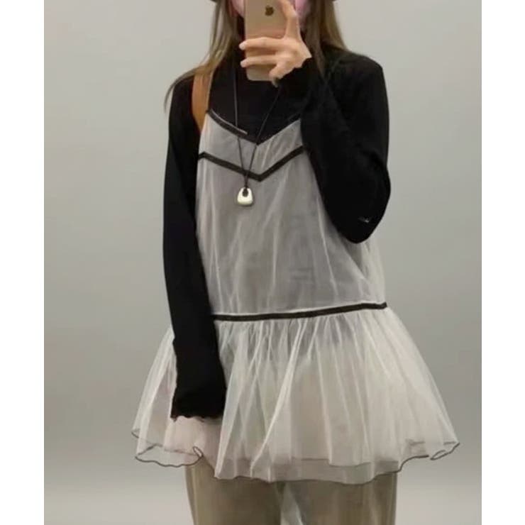 シアーフレアレイヤードキャミワンピース | VIVID LADY | 詳細画像10 