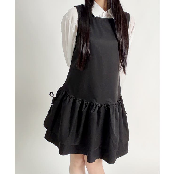 サイドリボン ティアード ノースリーブワンピース | VIVID LADY | 詳細画像12 