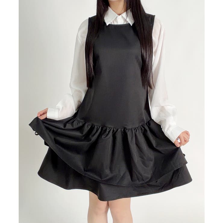 サイドリボン ティアード ノースリーブワンピース | VIVID LADY | 詳細画像13 