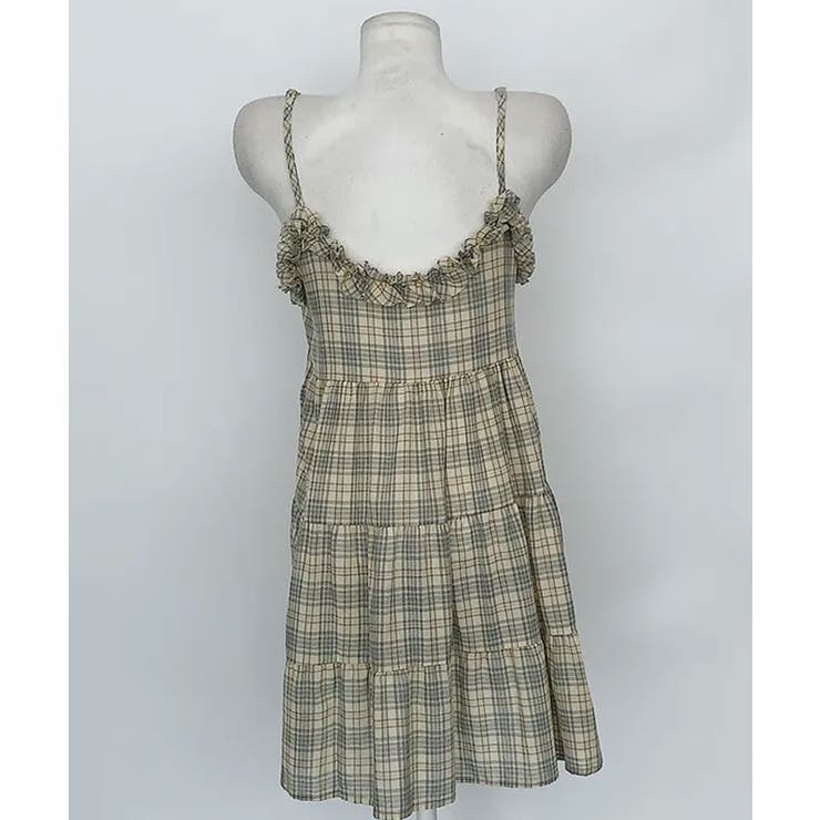 チェック フリル キャミソールワンピース | VIVID LADY | 詳細画像21 