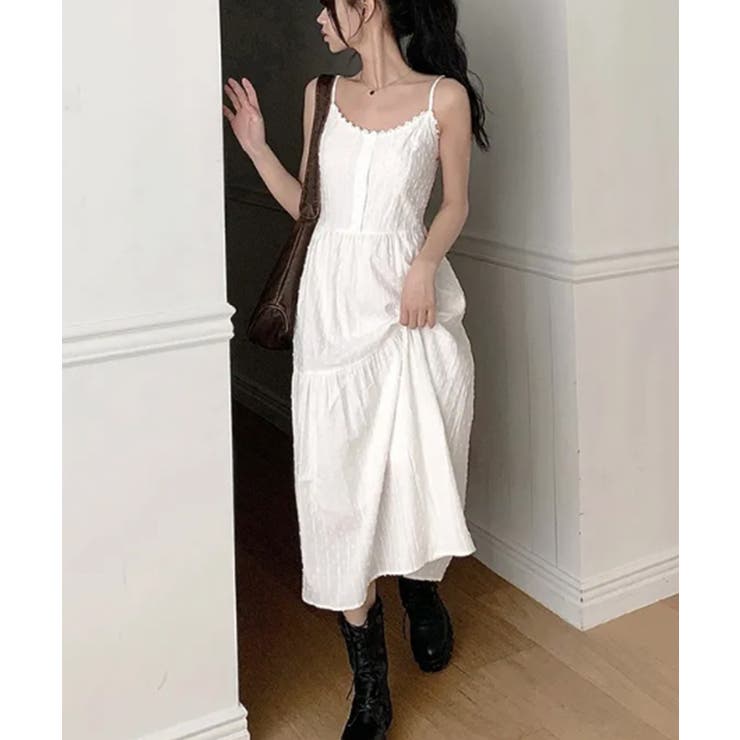 ビスチェデザイン キャミロングワンピース | VIVID LADY | 詳細画像1 