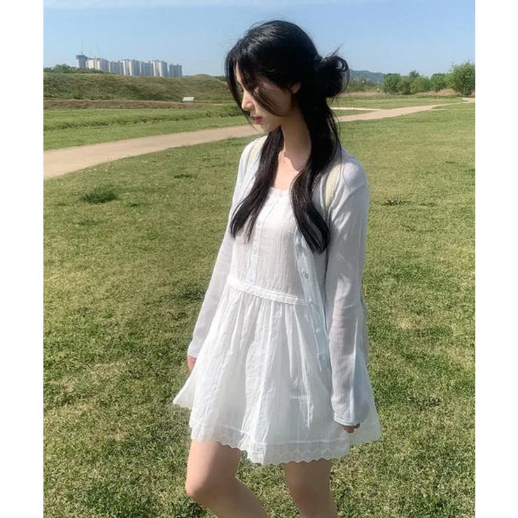 レース キャミソールミニワンピース | VIVID LADY | 詳細画像6 