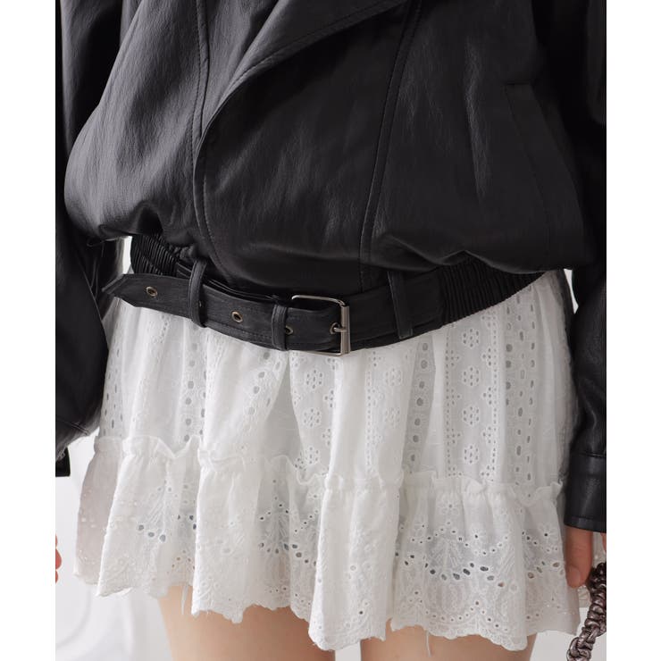 フェイクレザーライダースジャケット | VIVID LADY | 詳細画像17 