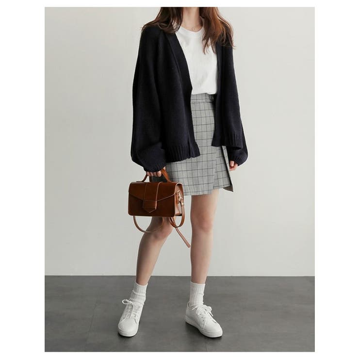 シンプルなニットカーディガン レディース Y2K | VIVID LADY | 詳細画像13 