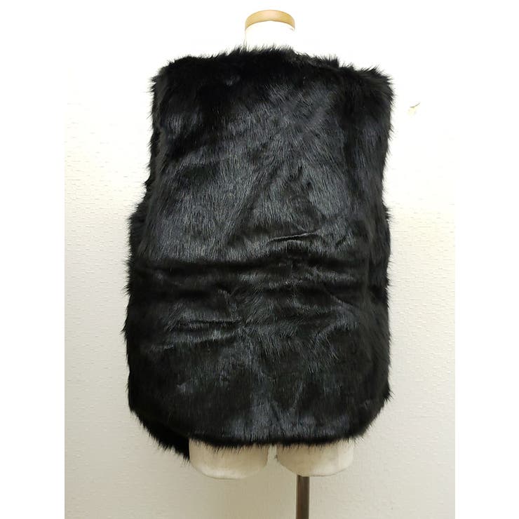 シンプルなデザインのファーベスト レディース エコファー | VIVID LADY | 詳細画像4 