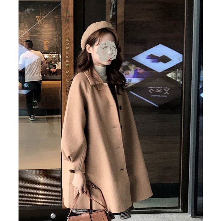 tomo♡美品 BIRTHDAY BASH フリルジャスミンカラーコート ♡美品 BIRTHDAY BASH フリルジャスミンカラーコート