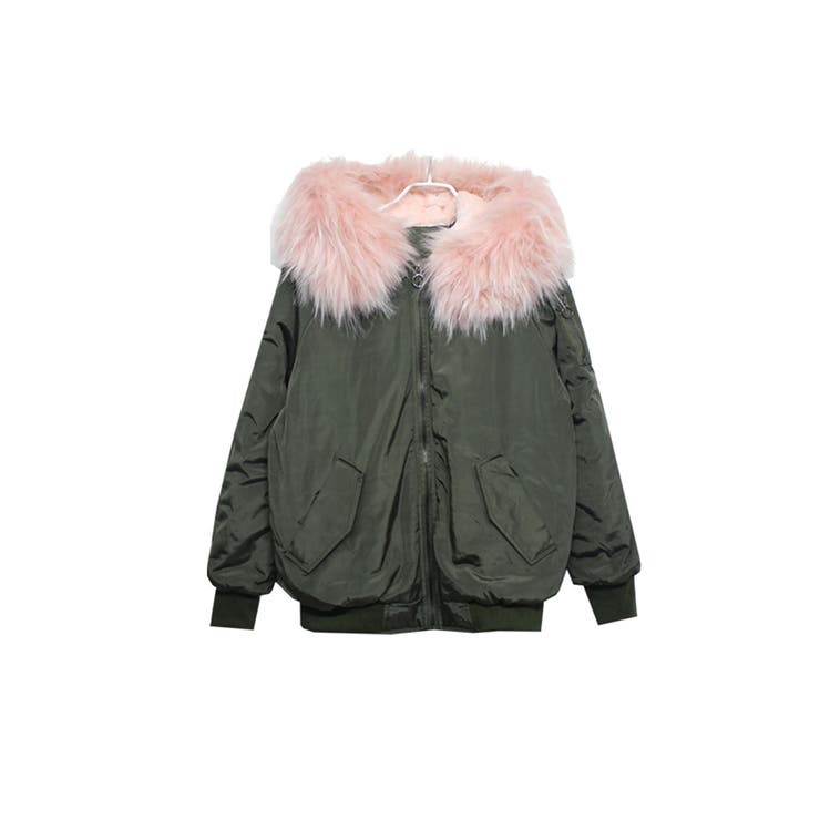 ファーフード付ma 1ジャケット フライトジャケット 品番 Kh Vivid Lady ビビッドレディー のレディースファッション通販 Shoplist ショップリスト