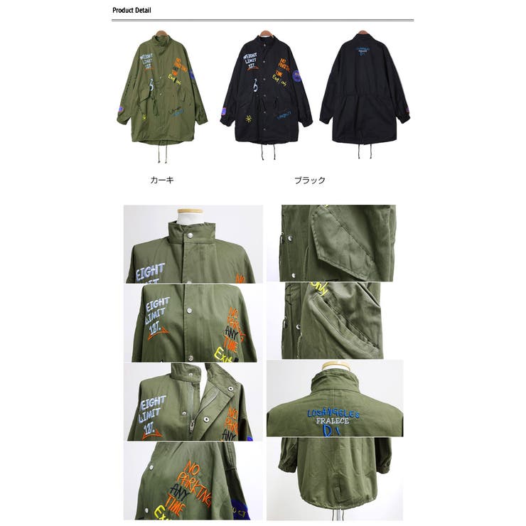 刺繍ワッペンモッズコート レディース モッズコート 品番 Kh Vivid Lady ビビッドレディー のレディース ファッション通販 Shoplist ショップリスト