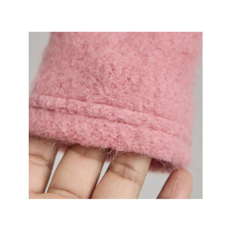 柔らかい フェイクファー クロップド丈[品番：KH000011593]｜VIVID