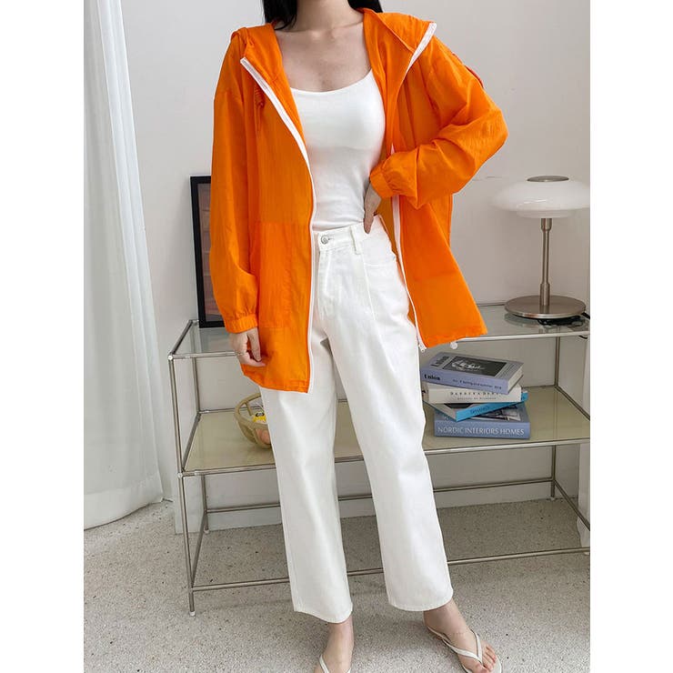 マウンテンパーカー長袖 オーバーフィット ネオンシアージャケット