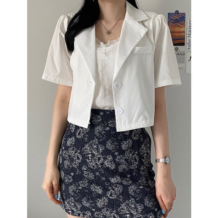 新品未使用　ジャケット＋スカート WOMEN/EC限定】膝丈ジャージー スカート 履き心地抜群 ご近所へ
