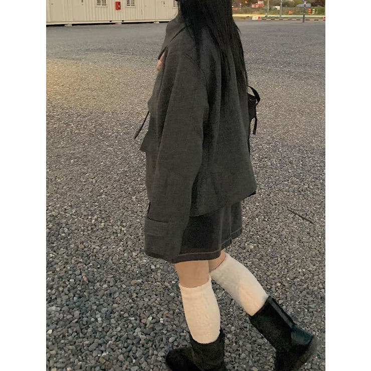 ダッフルハーフコート レディース Y2K[品番：KH000013052]｜VIVID LADY