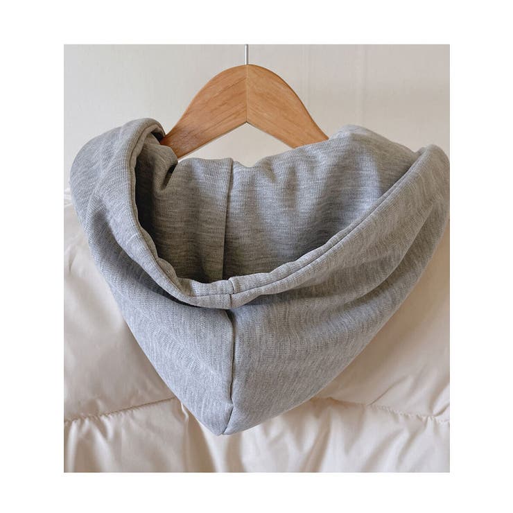 配色フード付き中綿ジャケット レディース アウター | VIVID LADY | 詳細画像6 