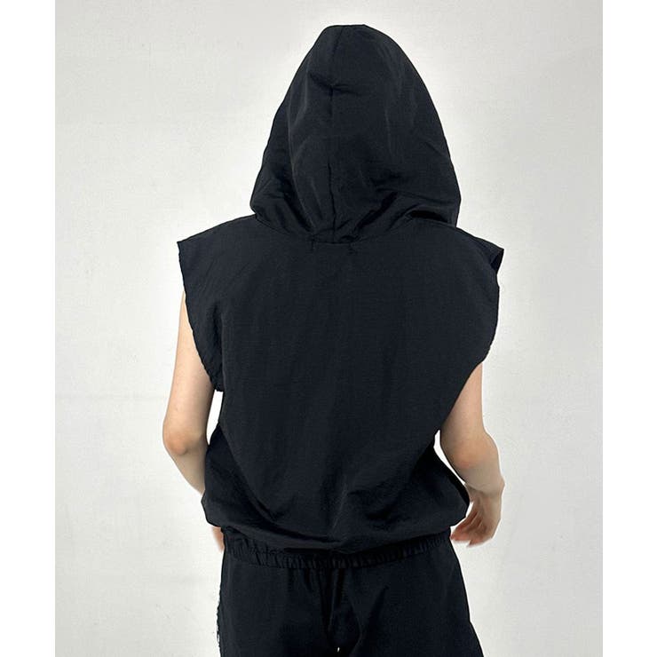 ノースリーブパーカー レディース アウター[品番：KH000014049