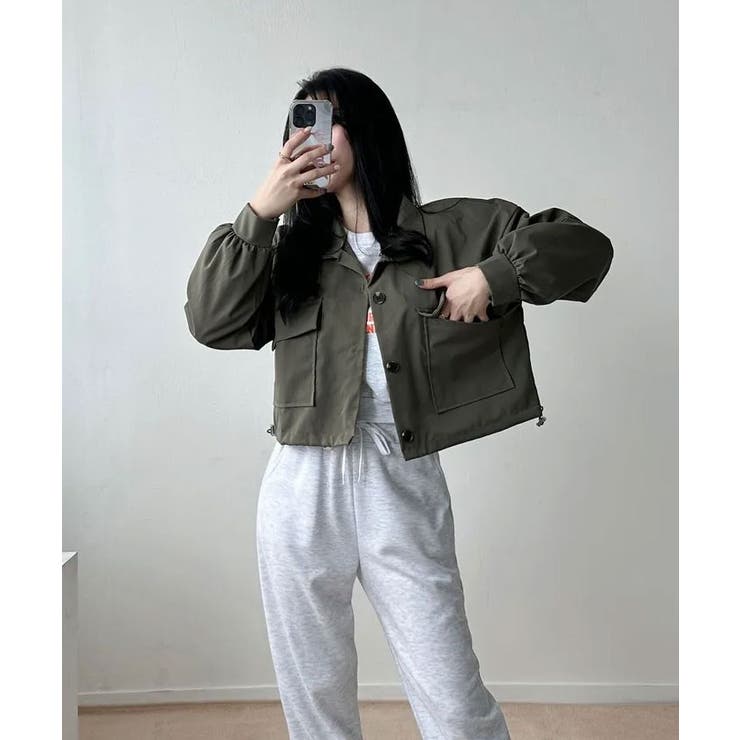 bb.chanアコーレ異素材ジャケット　新品♦︎お値下げ Fano Studios（ファノ ストゥディオズ）の「ミドル丈コットン