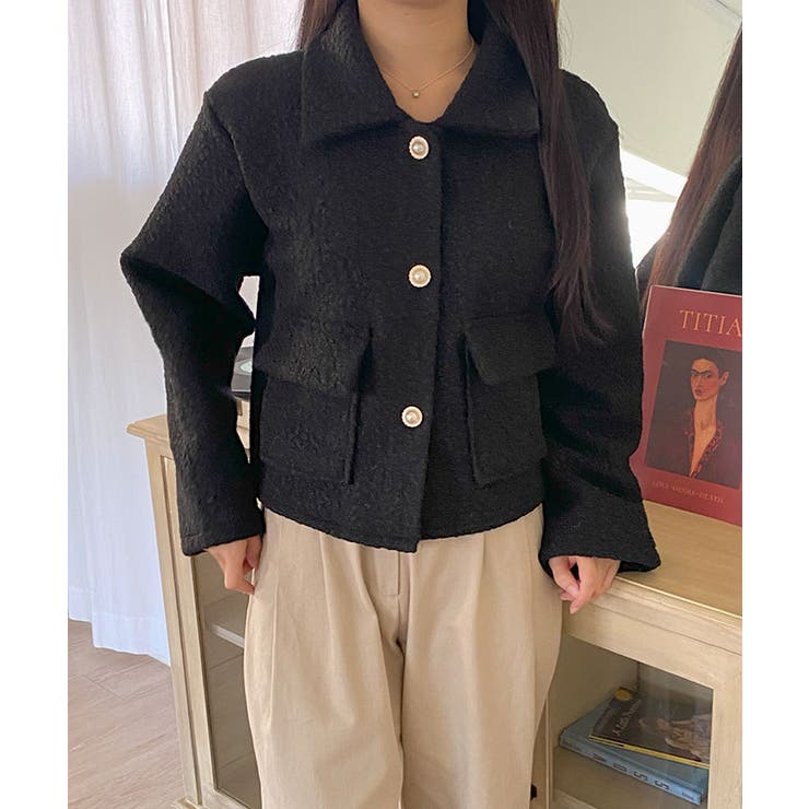 【新品タグ付】 Bibiy 2wayドット・ショート丈アウター 新品タグ付】 Bibiy 2wayドット・ショート丈アウター - メルカリ