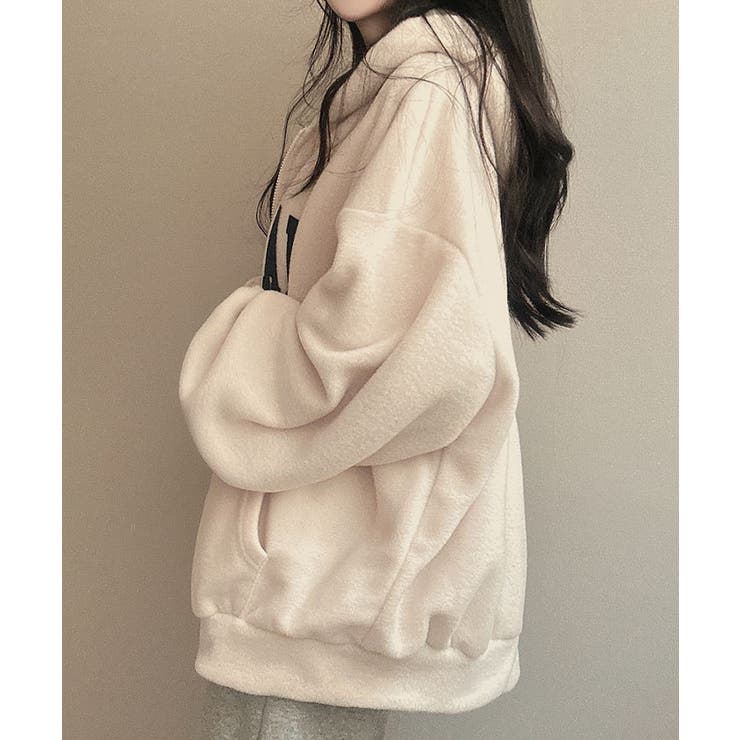 フリースパーカー フリース バーカーアウター | VIVID LADY | 詳細画像3 