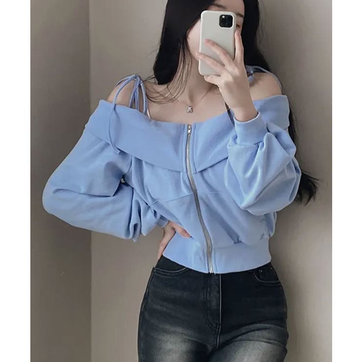 肩紐付き オフショルダー スウェット | VIVID LADY | 詳細画像19