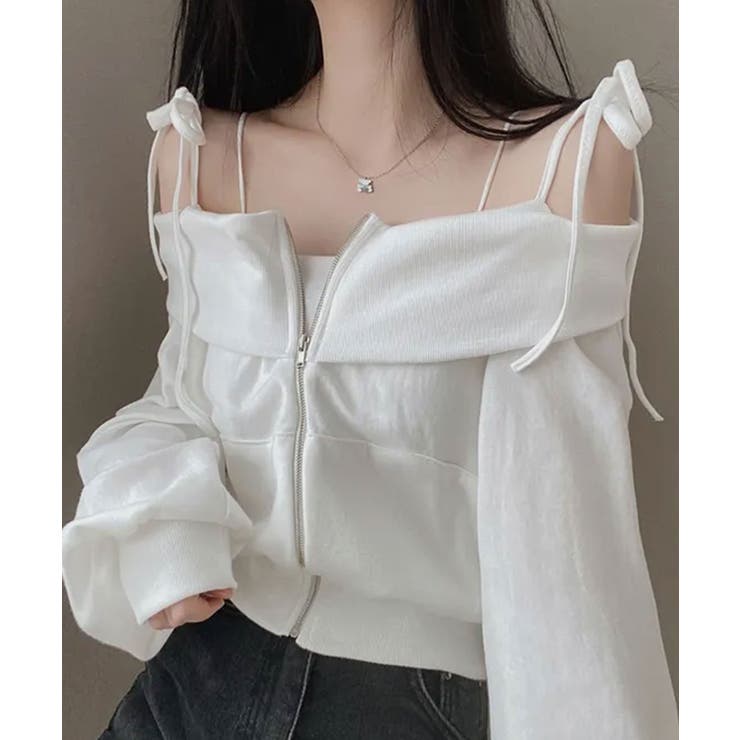 肩紐付き オフショルダー スウェット | VIVID LADY | 詳細画像9