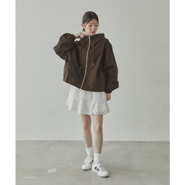 ジップアップフードブルゾン | VIVID LADY | 詳細画像10 