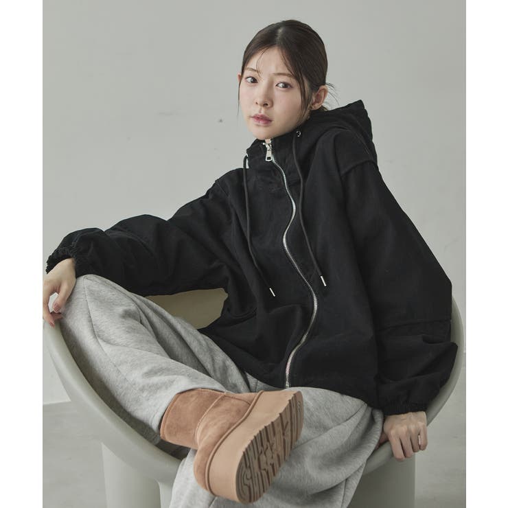 ジップアップフードブルゾン | VIVID LADY | 詳細画像1 