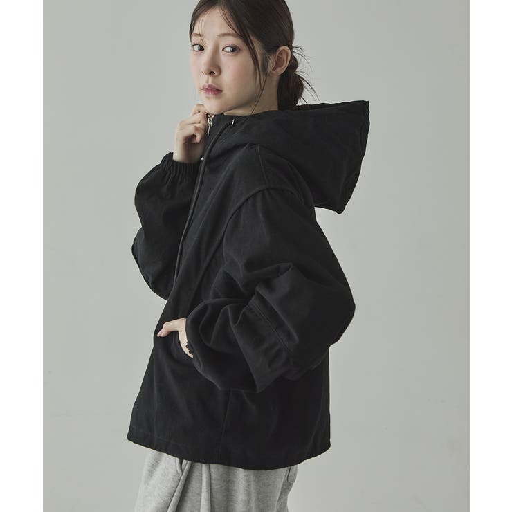 ジップアップフードブルゾン | VIVID LADY | 詳細画像17 