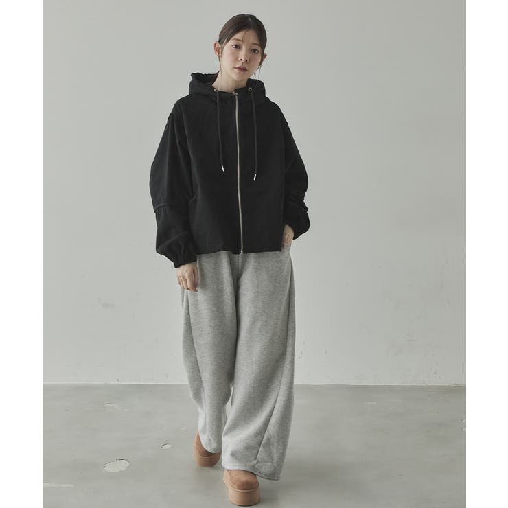 ジップアップフードブルゾン | VIVID LADY | 詳細画像18 