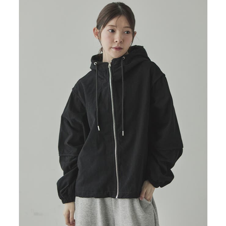 ジップアップフードブルゾン | VIVID LADY | 詳細画像21 