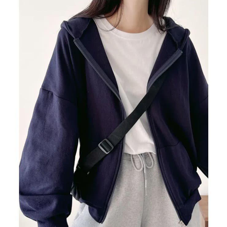 オーバーサイズダブルジップパーカー | VIVID LADY | 詳細画像17 