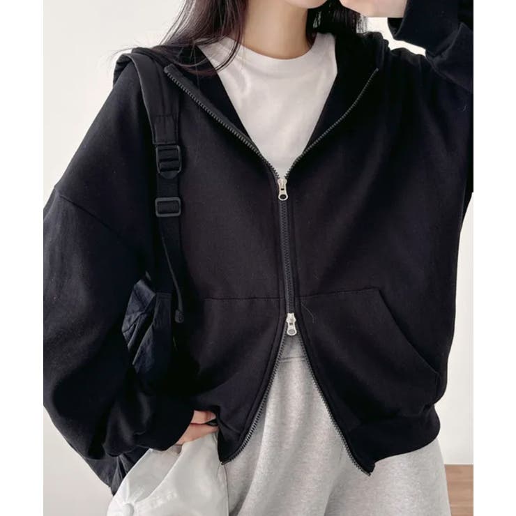 オーバーサイズダブルジップパーカー[品番：KH000015722]｜VIVID