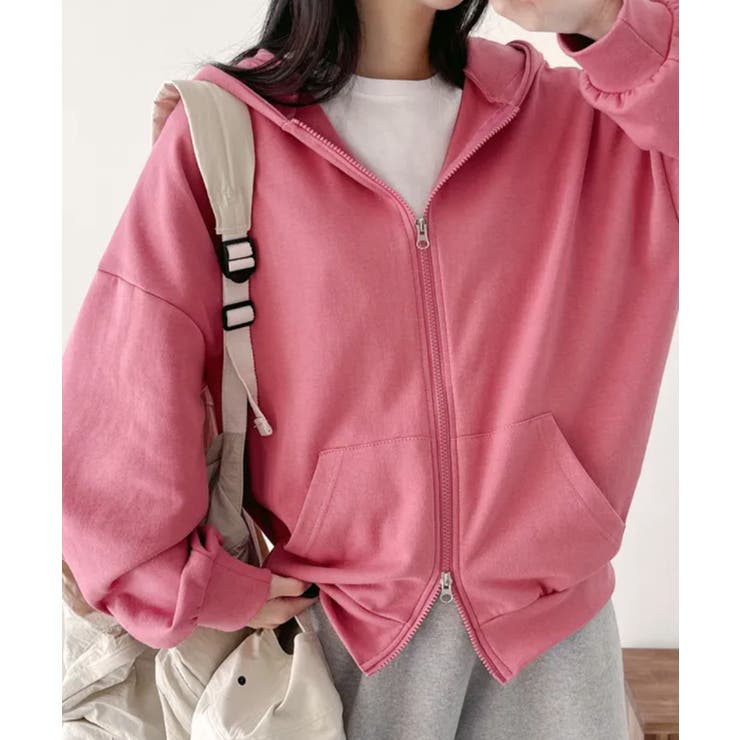 オーバーサイズダブルジップパーカー | VIVID LADY | 詳細画像5 