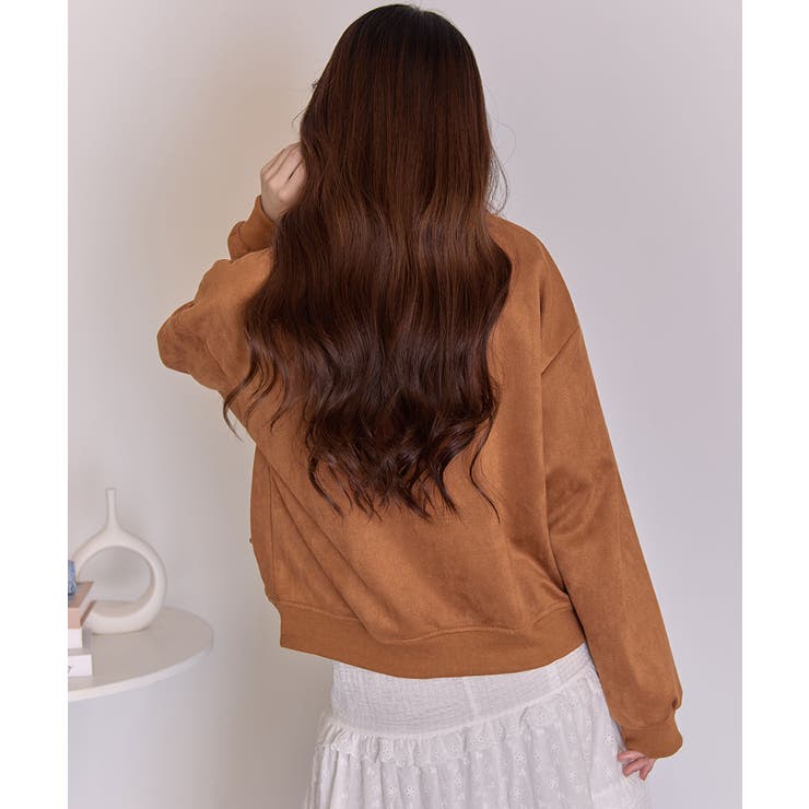 Wジップ スエード風ブルゾン | VIVID LADY | 詳細画像8 