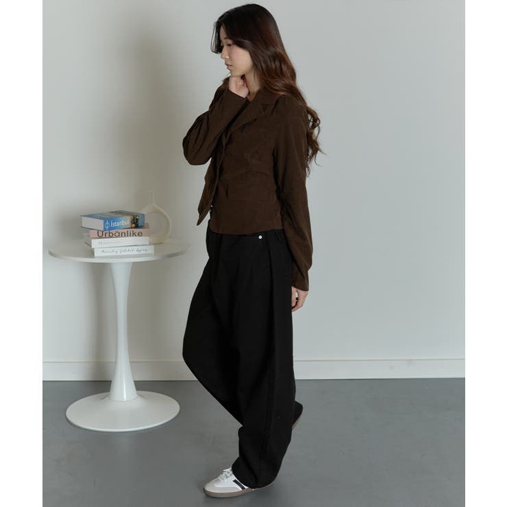 細コール クロップドコーデュロイジャケット | VIVID LADY | 詳細画像14 