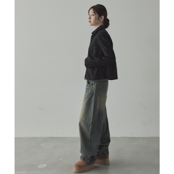 ローズジャガード ジップアップブルゾン | VIVID LADY | 詳細画像20 