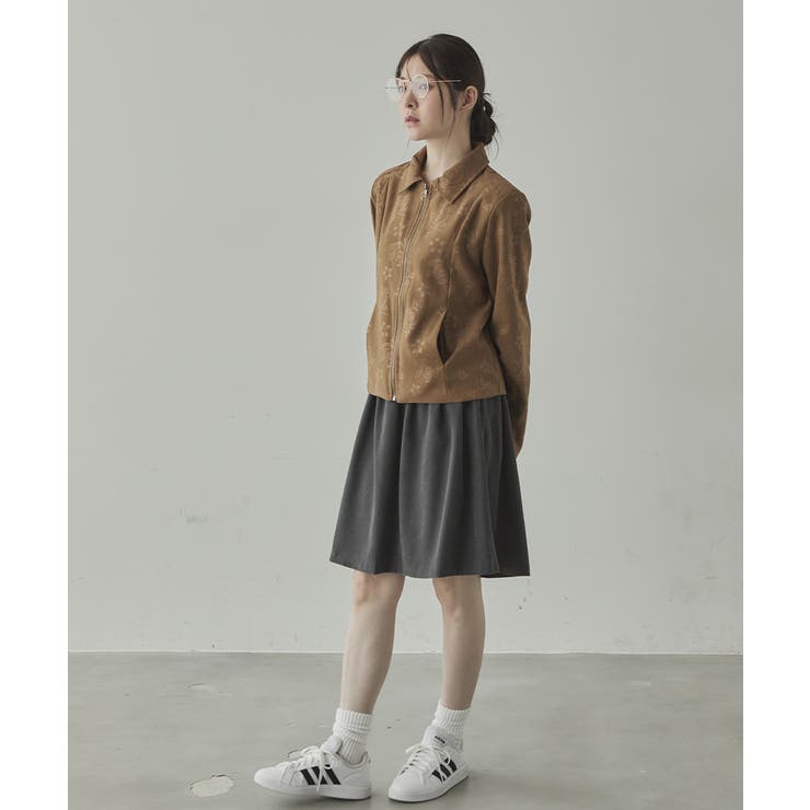 ローズジャガード ジップアップブルゾン | VIVID LADY | 詳細画像32 