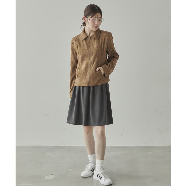 ローズジャガード ジップアップブルゾン | VIVID LADY | 詳細画像33 