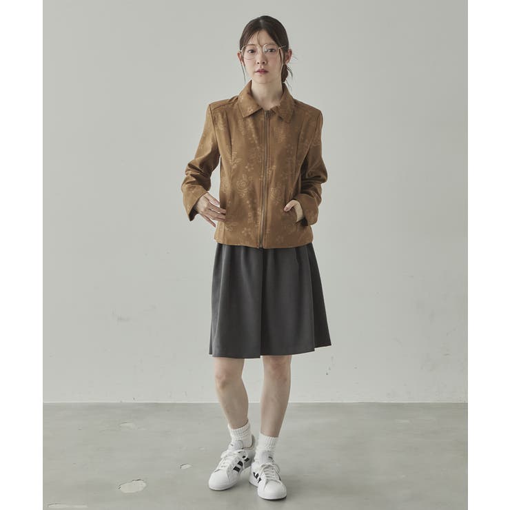 ローズジャガード ジップアップブルゾン | VIVID LADY | 詳細画像35 