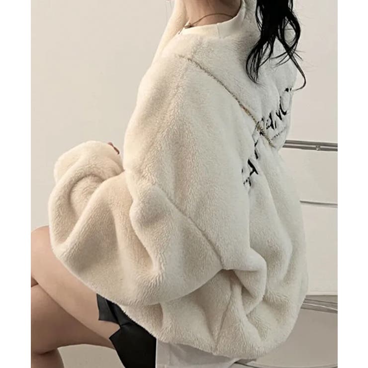 ふわもこボア オーバーサイズトレーナー | VIVID LADY | 詳細画像3 