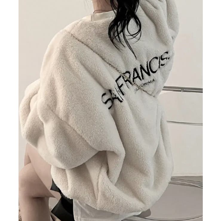 ふわもこボア オーバーサイズトレーナー | VIVID LADY | 詳細画像4 