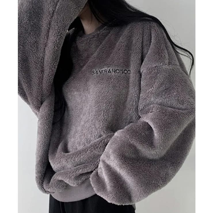 ふわもこボア オーバーサイズトレーナー | VIVID LADY | 詳細画像6 