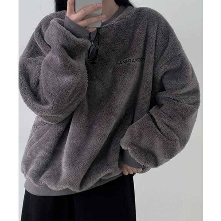 ふわもこボア オーバーサイズトレーナー | VIVID LADY | 詳細画像8 