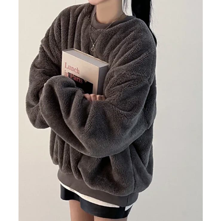 ふわもこボア オーバーサイズトレーナー | VIVID LADY | 詳細画像9 