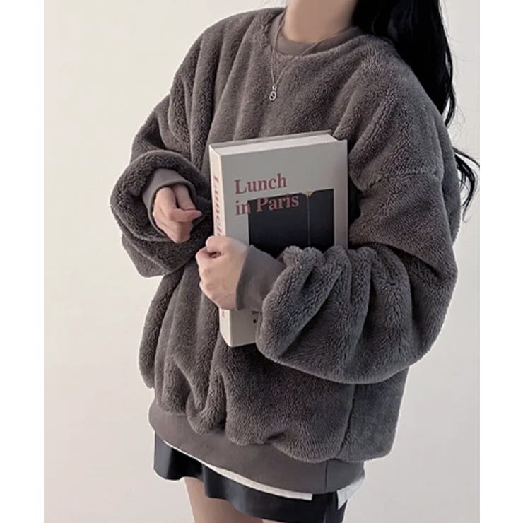 ふわもこボア オーバーサイズトレーナー | VIVID LADY | 詳細画像10 