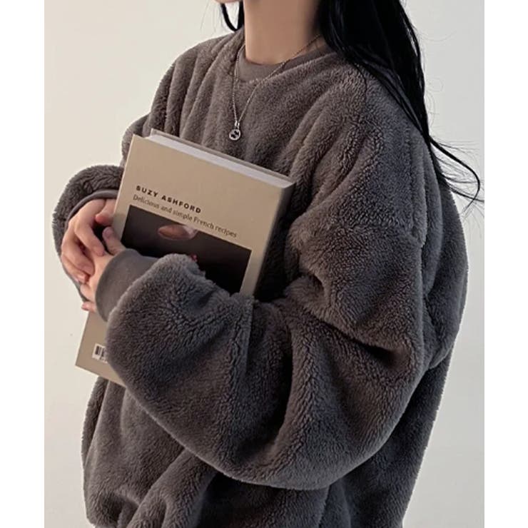 ふわもこボア オーバーサイズトレーナー | VIVID LADY | 詳細画像11 