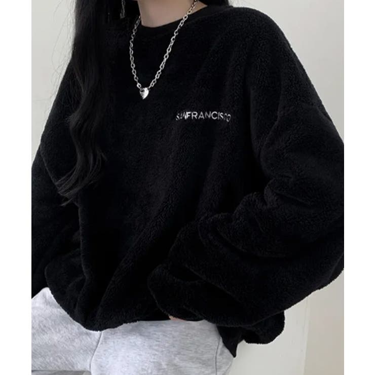 ふわもこボア オーバーサイズトレーナー | VIVID LADY | 詳細画像16 