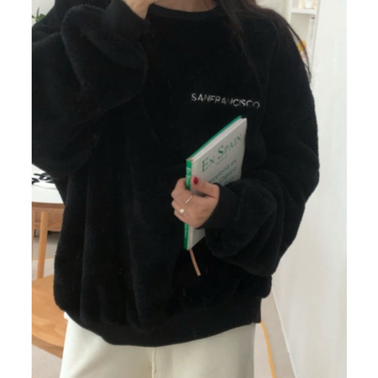 ふわもこボア オーバーサイズトレーナー | VIVID LADY | 詳細画像18 