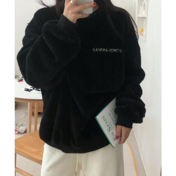 ふわもこボア オーバーサイズトレーナー | VIVID LADY | 詳細画像19 